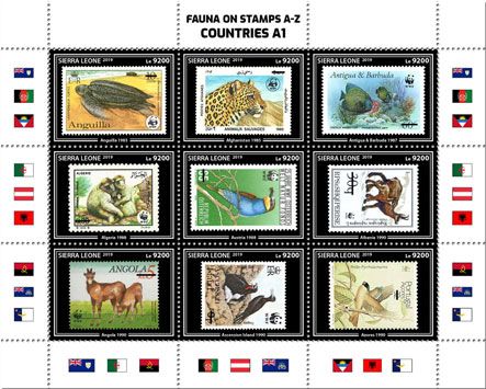 n° 8754/8762 - Timbre SIERRA LEONE Poste