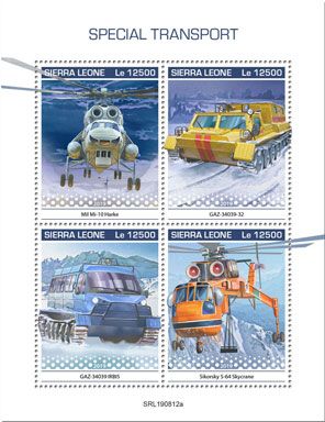 n° 9239/9242 - Timbre SIERRA LEONE Poste