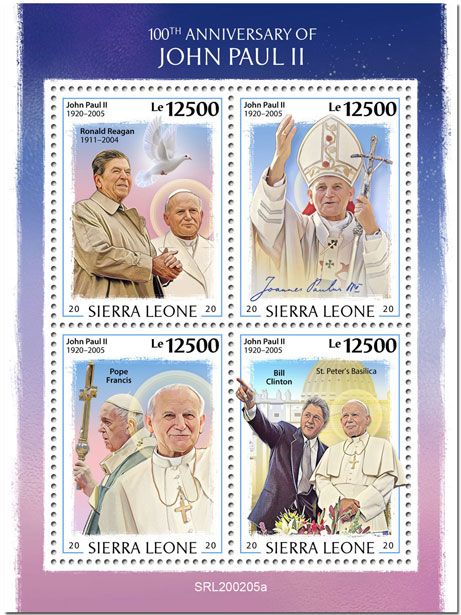 n° 9717/9720  - Timbre SIERRA LEONE Poste