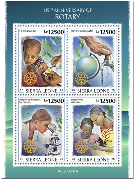 n° 9725/9728  - Timbre SIERRA LEONE Poste