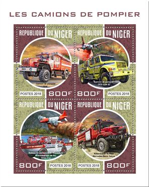 n° 4609/4612 - Timbre NIGER Poste