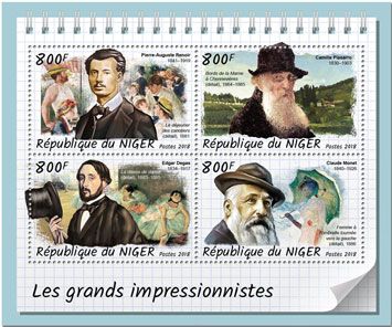 n° 4733/4736 - Timbre NIGER Poste