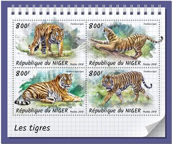 n° 4765/4768 - Timbre NIGER Poste