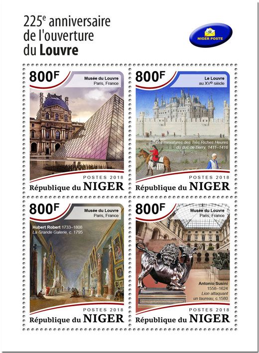 n° 4958/4961 - Timbre NIGER Poste