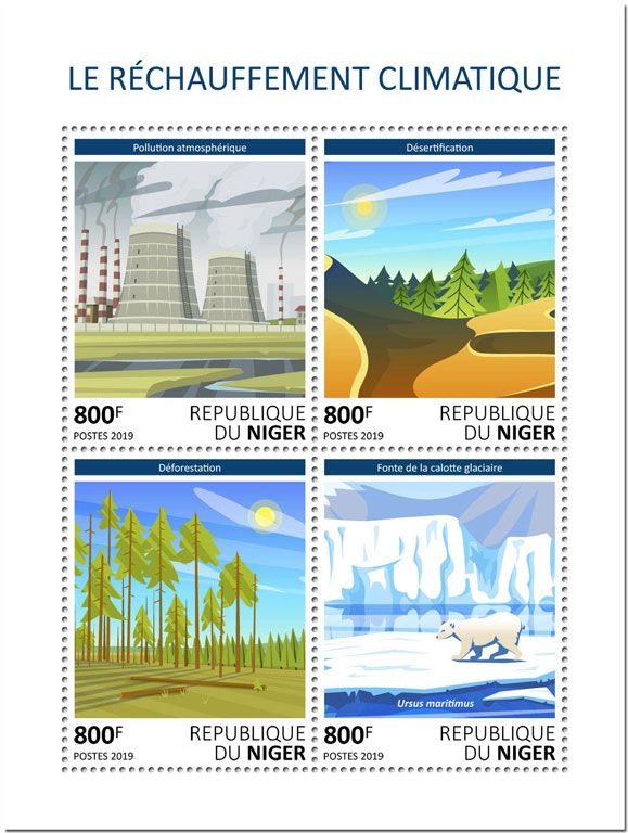 n° 5240/5243 - Timbre NIGER Poste