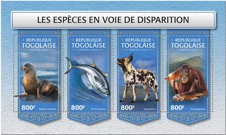 n° 6252/6255 - Timbre TOGO Poste