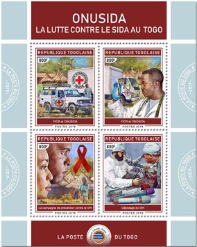 n° 6684/6687 - Timbre TOGO Poste