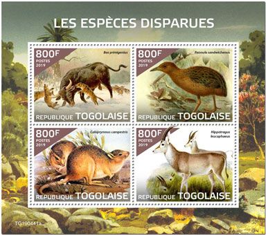 n° 7446/7449 - Timbre TOGO Poste