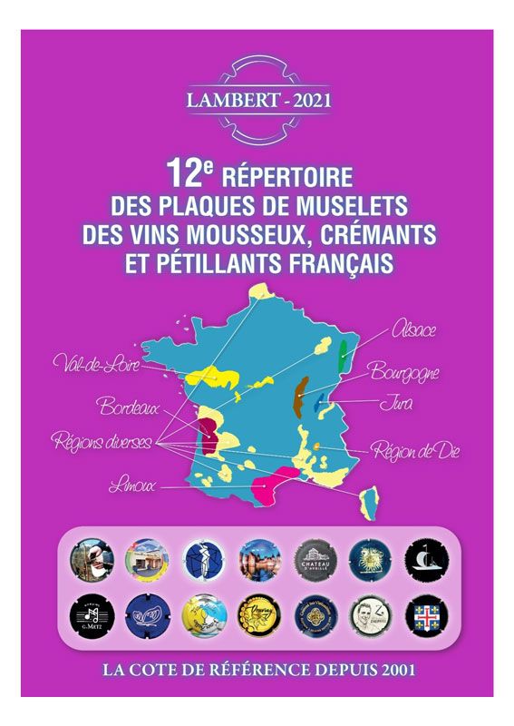 11E REP. DES PLAQUES DE MUSELETS DES VINS DE MOUSSEUX (11.o Catálogo de placas de vinos espumosos)