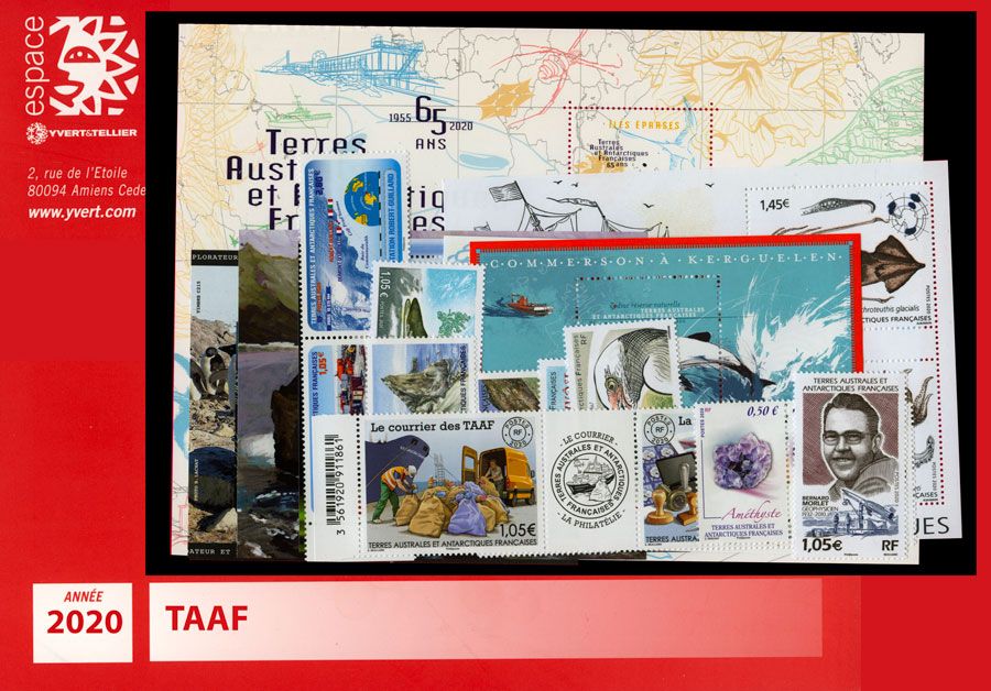 n° 912/F953 - Timbre TAAF Année complète (2020)