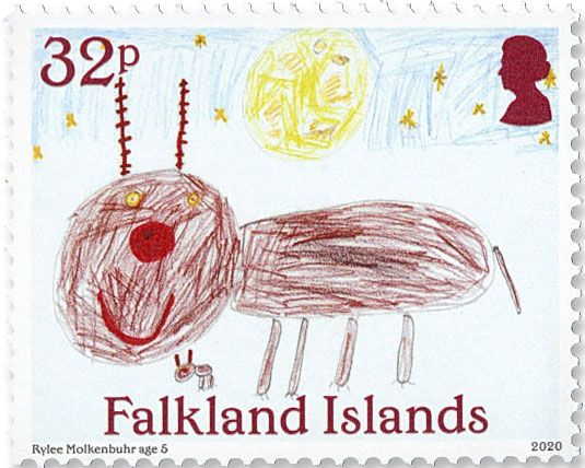 n° 1352/1355 - Timbre FALKLAND Poste