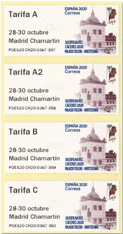 n° 167 - Timbre ESPAGNE Timbres de distributeurs