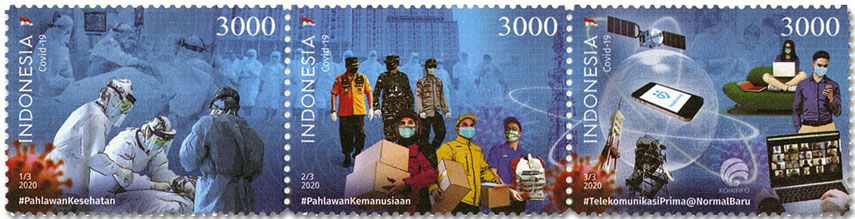 n° 3035/3037 - Timbre INDONESIE Poste