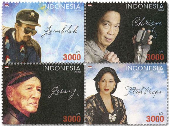 n° 3039/3046 - Timbre INDONESIE Poste