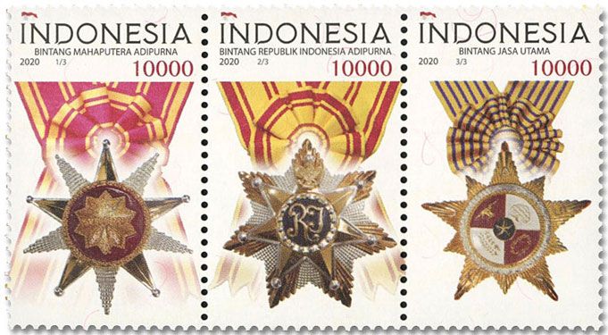 n° 3053/3055 - Timbre INDONESIE Poste