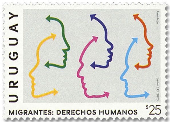 n° 3008 - Timbre URUGUAY Poste