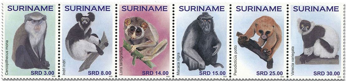 n° 2981/2986 - Timbre SURINAM Poste