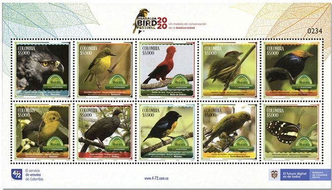 n° 2079/2088 - Timbre COLOMBIE Poste