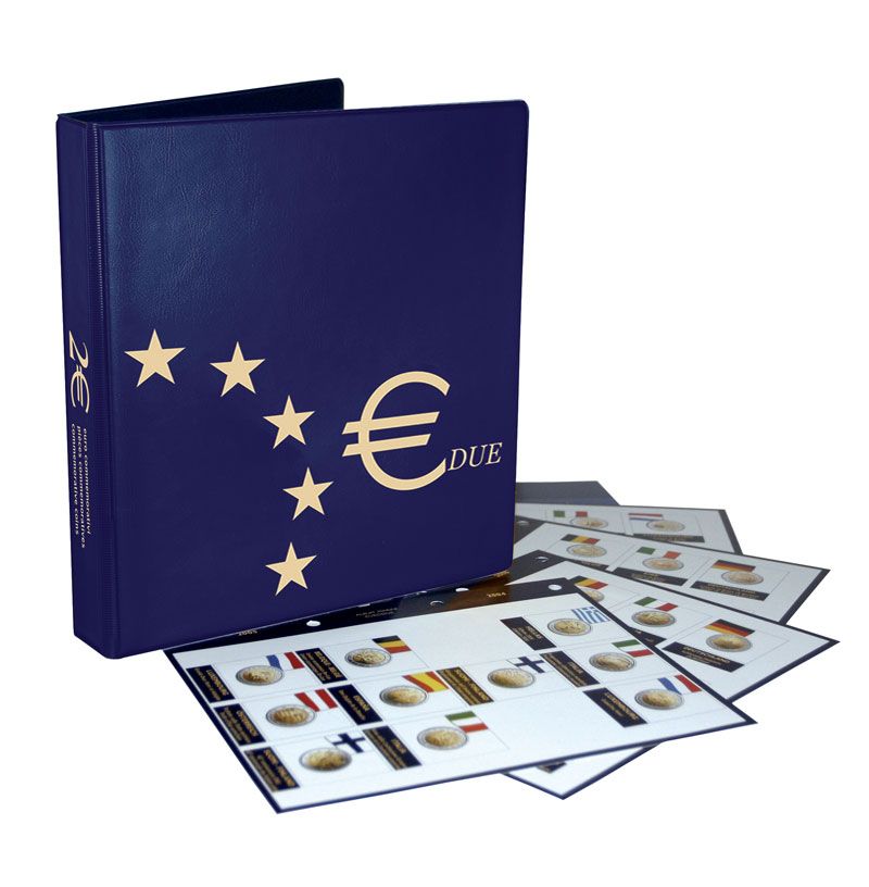 Album 2 Euros commémoratifs (2014-2015) - MARINI® (Nouveau design)