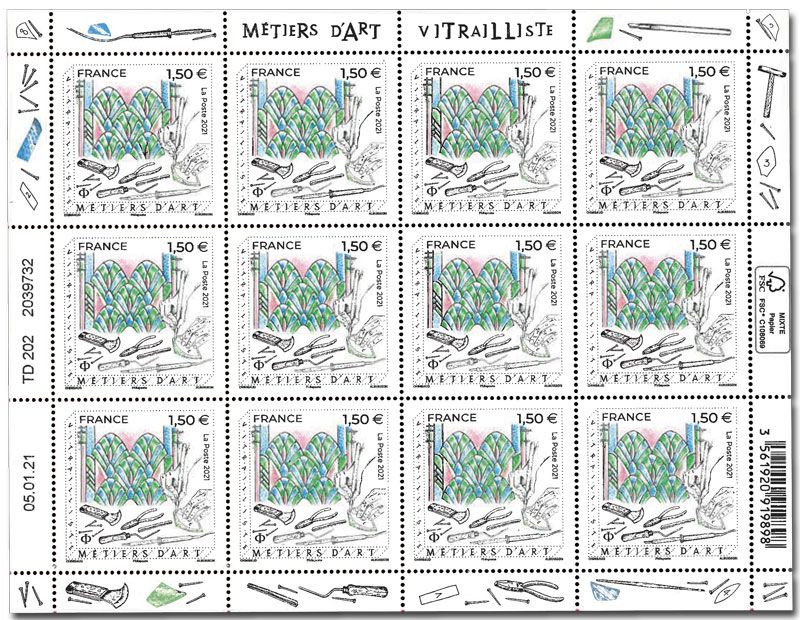 n° F13 - Timbre France Feuillets de France (n° 5471)