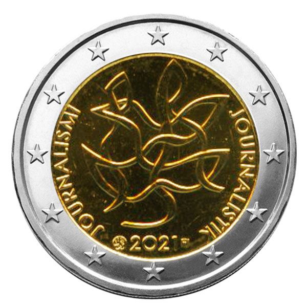 2 EURO COMMEMORATIVE 2021 : FINLANDE (100 ans de l´Association finlandaise des journalistes)