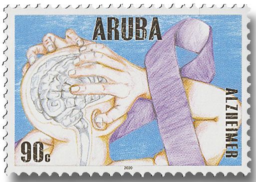 n° 1095/1098 - Timbre ARUBA Poste