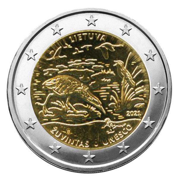 2 EURO COMMEMORATIVE 2021 : LITUANIE (Réserve de Biosphère)