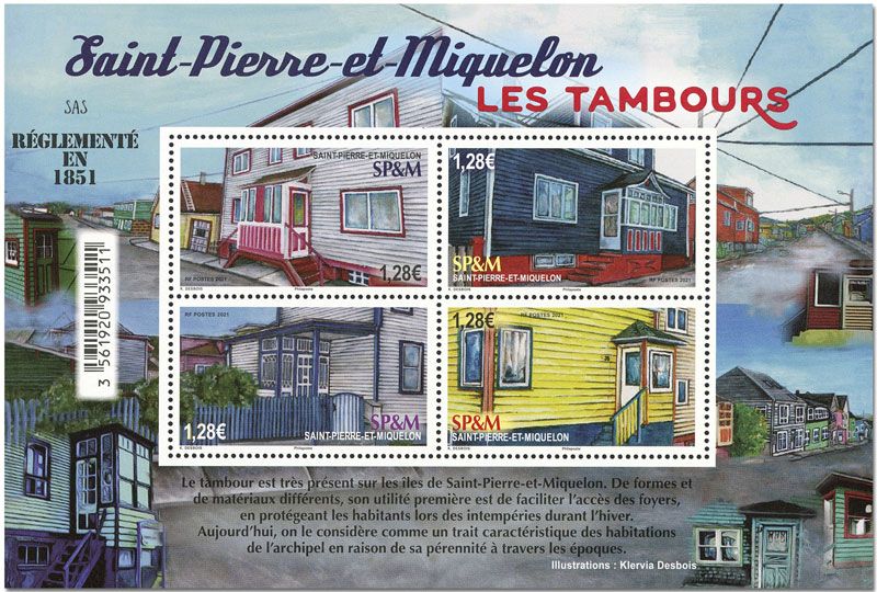 n° F1263 - Timbre SAINT-PIERRE ET MIQUELON Poste