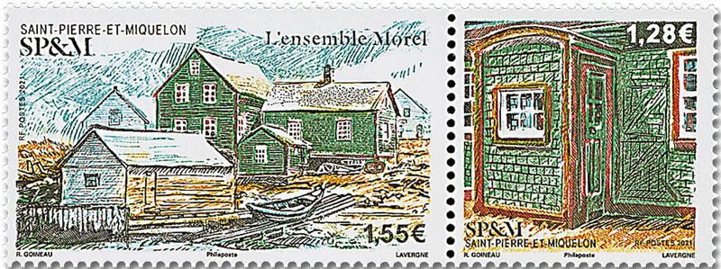 n°1261/1262 - Timbre SAINT-PIERRE ET MIQUELON Poste