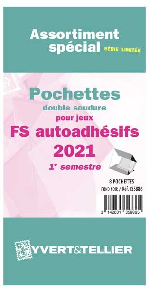 Assortiment de pochettes (double soudure) : 2021 - 1e sem. (Jeux Autoadhésifs)