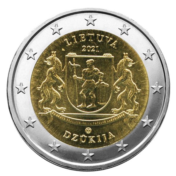 2 EURO COMMEMORATIVE 2021 : LITUANIE (Région historique de Dzukija)