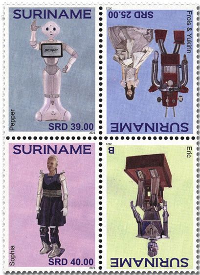 n° 3011/3014 - Timbre SURINAM Poste