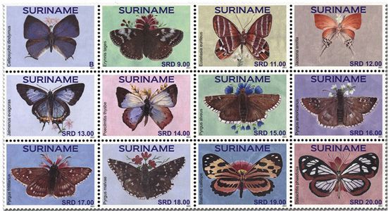 n° 3015/3026 - Timbre SURINAM Poste