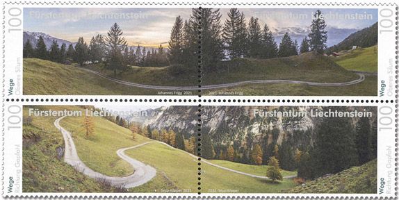 n° 1954/1957 - Timbre LIECHTENSTEIN Poste