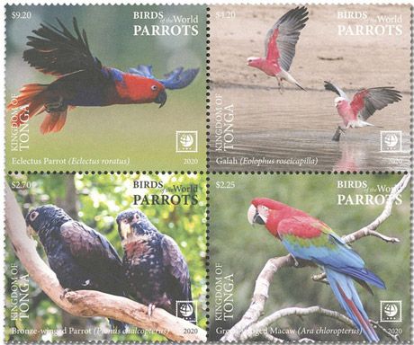 n° 1594/1597 - Timbre TONGA Poste