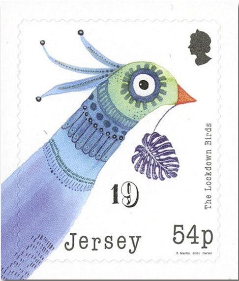 n° 2542/2549 - Timbre JERSEY Poste