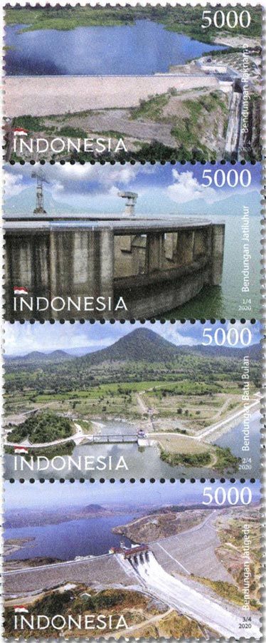 n° 3058/3061 - Timbre INDONESIE Poste