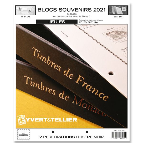 BLOCS SOUVENIRS FS : 2021 (JEUX SANS POCHETTES)