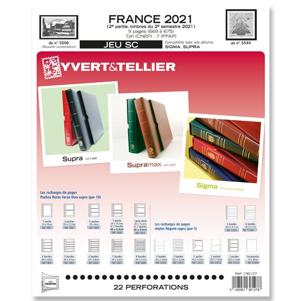 FRANCE SC : 2021 - 2E SEMESTRE (JEUX AVEC POCHETTES)