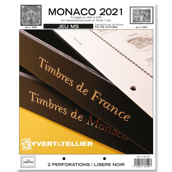 MONACO MS : 2021 (JEUX SANS POCHETTES)