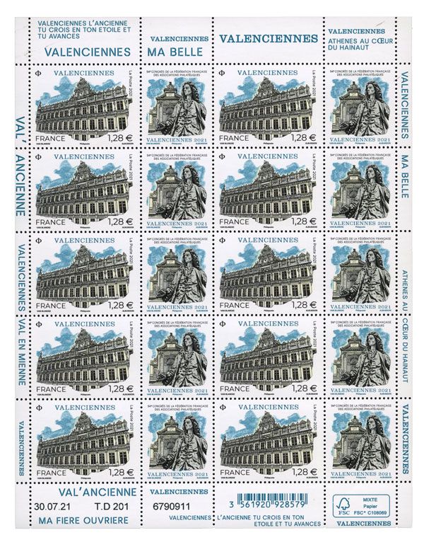 n° F41 - Timbre France Feuillets de France (n° 5523)