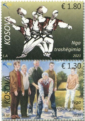 n° 380/381 - Timbre KOSOVO Poste