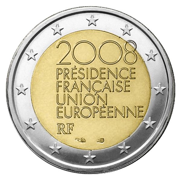 MONEDAS DE 2 € CONMEMORATIVAS 2008: FRANCIA