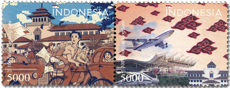 n° 3047/3048 - Timbre INDONESIE Poste