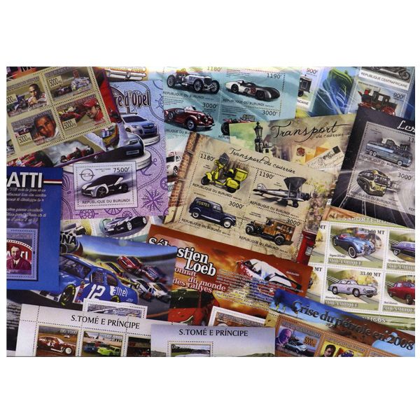 AUTOMOBILES : pochette de 30 timbres (Neufs)