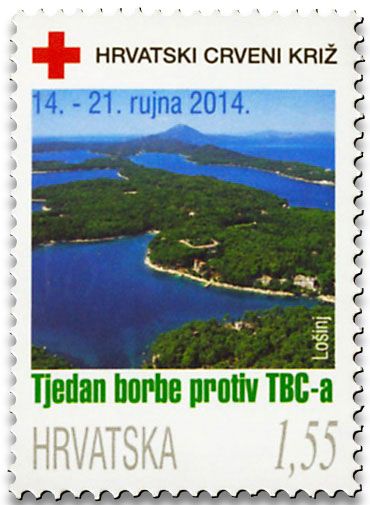 n° 110 - Timbre CROATIE Timbres de bienfaisance