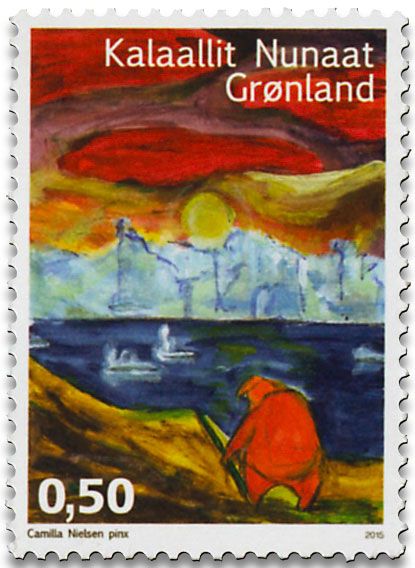 n° 664/665 - Timbre GROENLAND Poste