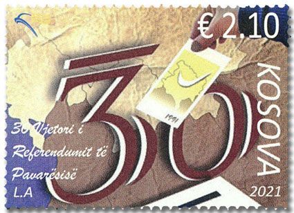 n° 385 - Timbre KOSOVO Poste