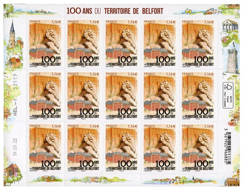 n° F55 - Timbre France Feuillets de France (n° 5564)