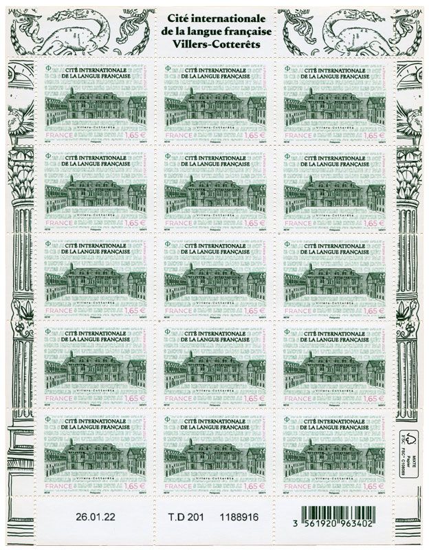 n° F56 - Timbre France Feuillets de France (n° 5565)